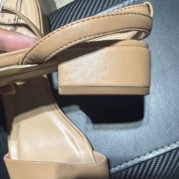 A New Day Beige Strappy Heels - Picture 4 of 5